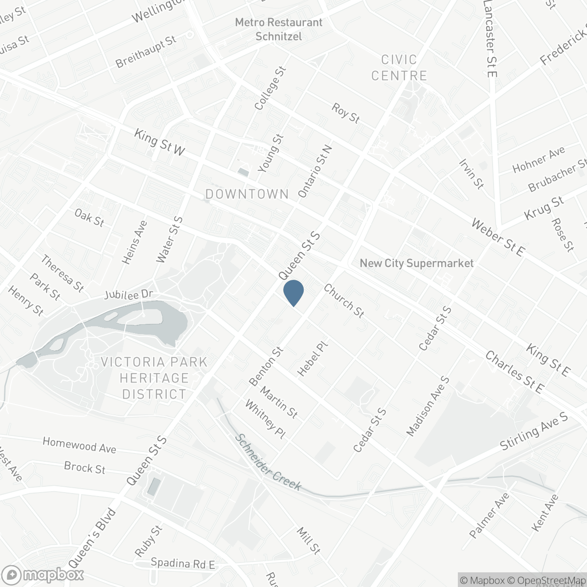 20 ST. GEORGE Street Unit# 404, Kitchener, Ontario N2G 2S7